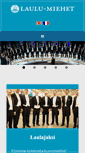 Mobile Screenshot of laulumiehet.fi